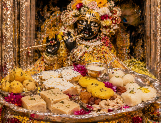 Bal Bhog Seva at banke bihari temple